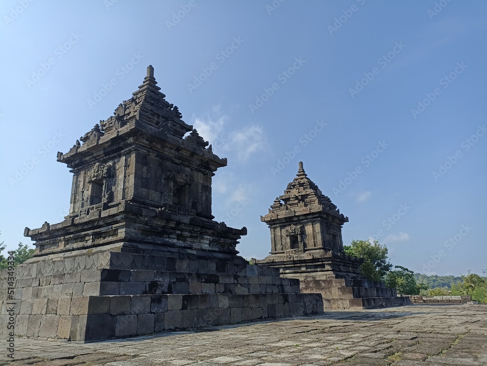 Yogyakarta, June 19th, 2022. Barong temple is a 9th-century Hindu candi located approximately 800 meters east-southeast from Ratu Boko compound.