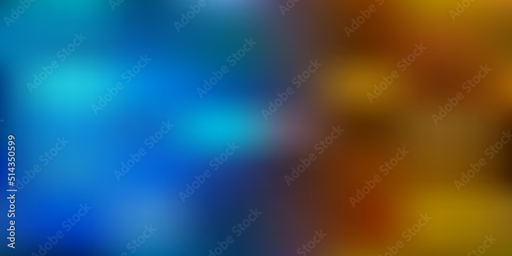 Light blue, yellow vector blur drawing. Light blue, yellow vector blur drawing.