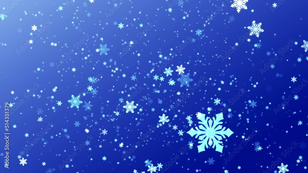 Abstract Blue White Shiny Natural Motion Winter Snowfall With Artistic Shape Of Snowflakes In The Wind Background Seamless Loop And Alpha Matte Abstract Blue White Shiny Natural Motion Winter Snowfall With Artistic Shape Of Snowflakes In The Wind Background Seamless Loop And Alpha Matte