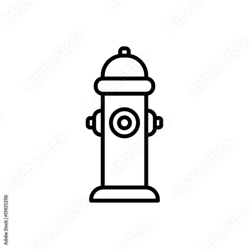 Hydrant icon vector design template.