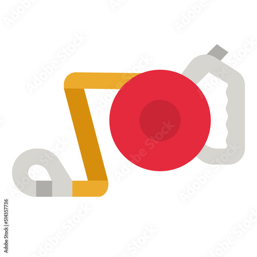 leash flat icon