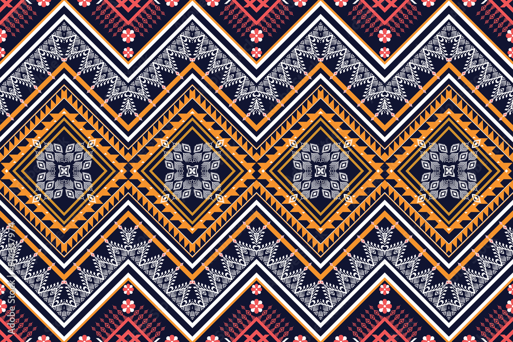 Geometric ethnic pattern for background,fabric,wrapping,clothing,wallpaper,Batik,carpet,embroidery style. Geometric ethnic pattern for background,fabric,wrapping,clothing,wallpaper,Batik,carpet,embroidery style.