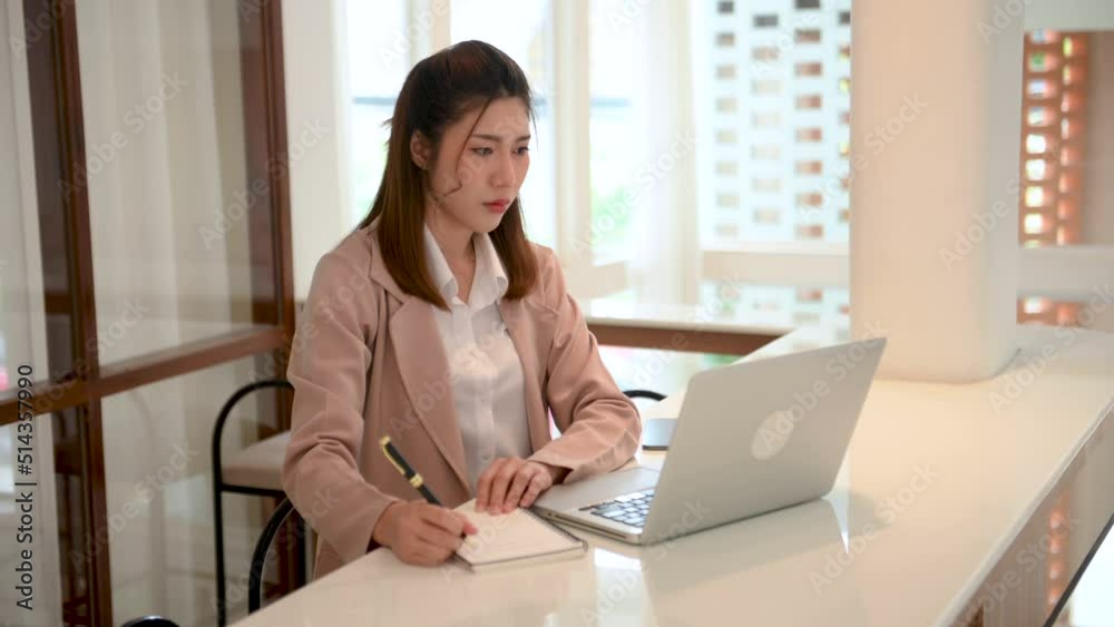 Confident businesswoman working on laptop and tablet at her workplace at modern office.
Confident businesswoman working on laptop and tablet at her workplace at modern office.