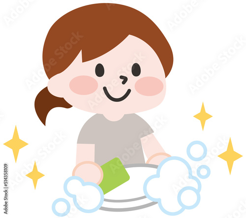 食中毒予防のイラスト