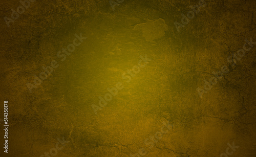 Fondo de pared de cemento de color amarillo.