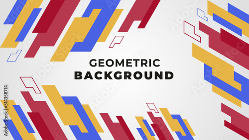 Abstract Modern Geometric Background Design