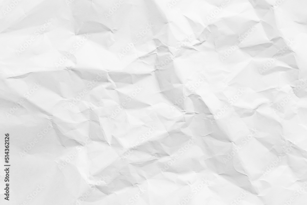 White paper wrinkled texture abstract background. White paper wrinkled texture abstract background.