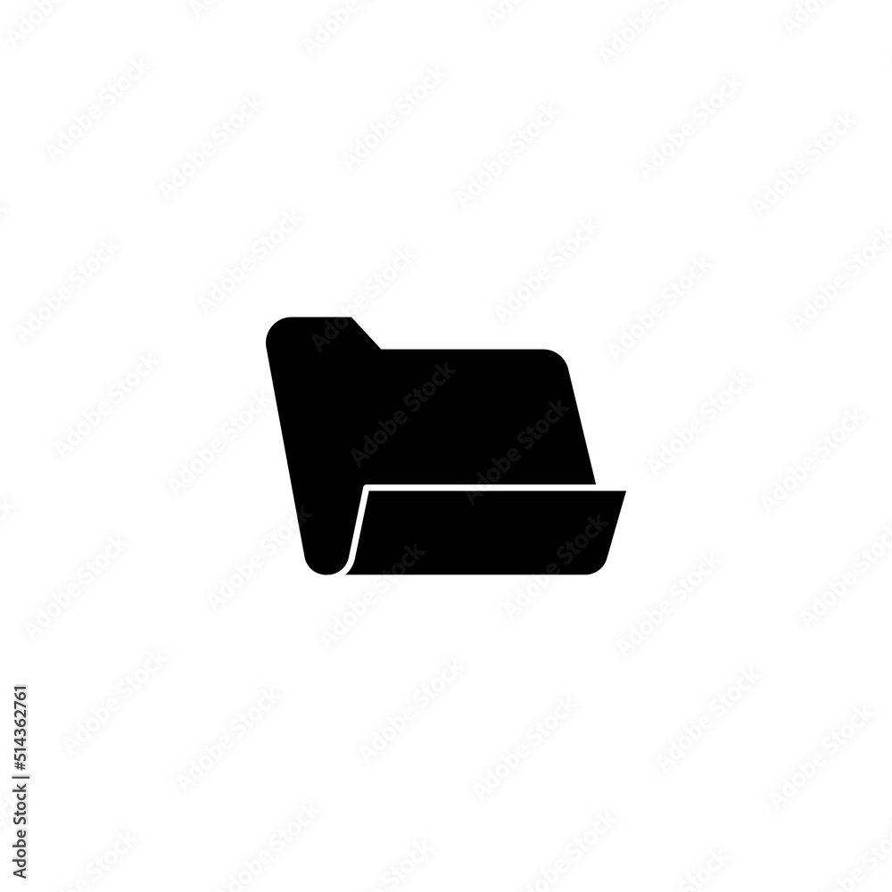 Folder Glyph line icon. Glyph style sign for mobile concept and web design. Glyph vector icon. Symbol, logo illustration. Vector graphic Folder Glyph line icon. Glyph style sign for mobile concept and web design. Glyph vector icon. Symbol, logo illustration. Vector graphic