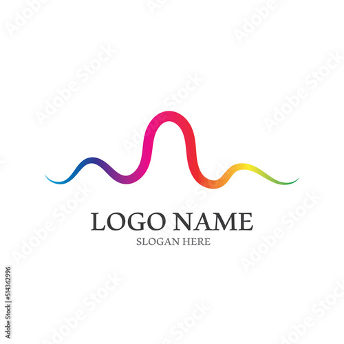 Heart beat logo or pulse line logo for medical medicine with modern vector illustration concept.