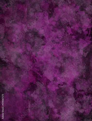 Vertical or horizontal illustration with copyspace, grungy chalky background in purple, pink and black with space for text