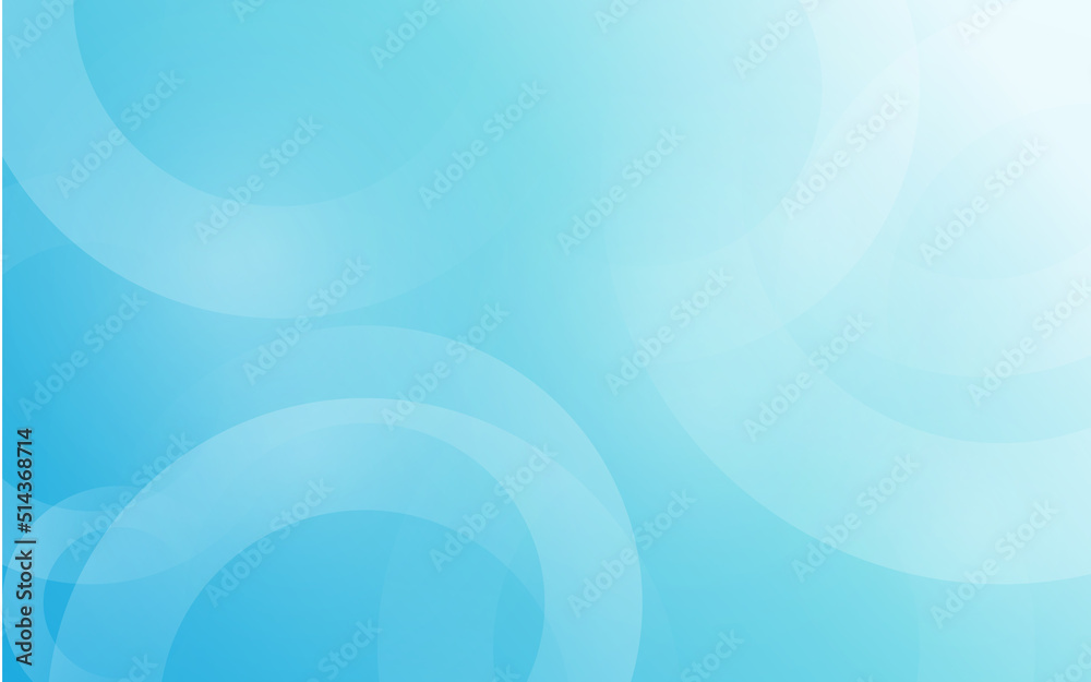 Abstract blue circle shape background vector