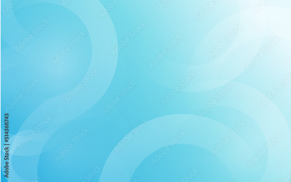 Abstract blue circle shape background vector