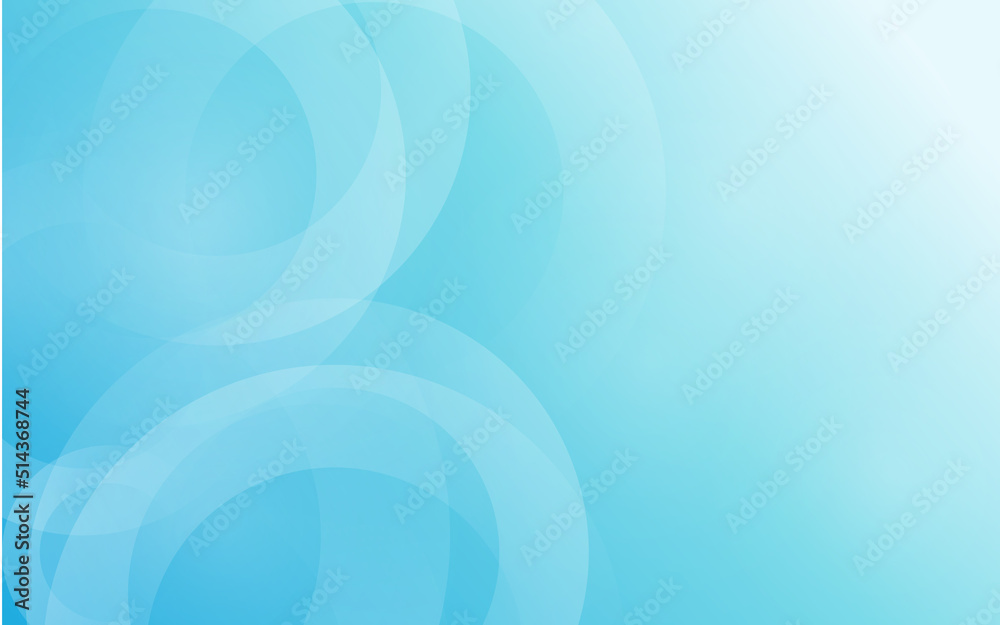 Abstract blue circle shape background vector