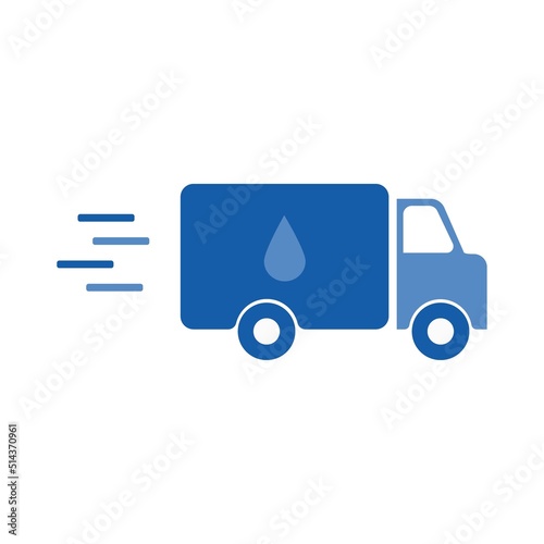 Water Delivery Truck Icon