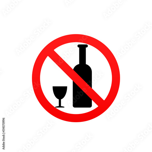 No whisky icon illustration isolated vector sign symbol