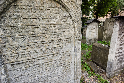 cementerio Remuh, siglo XVI,núcleo medieval de Kazimierz, centro histórico de los judíos ,Cracovia,Polonia, eastern europe