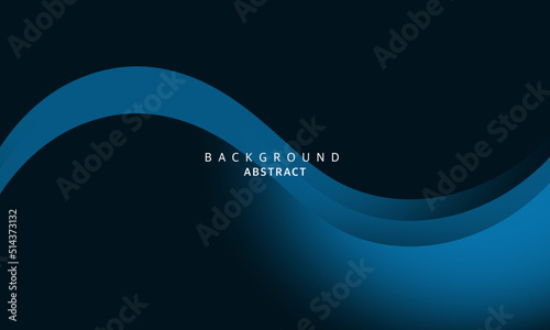 Latar belakang abstrak premium biru minimalis dengan bentuk gelap geometris mewah. Desain wallpaper eksklusif untuk poster, brosur, presentasi, situs web