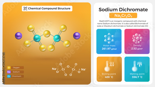 Sodium Dichromate Properties and Chemical Compound Structure