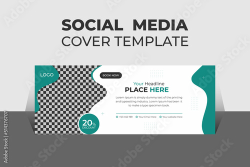 Modern Medical Health Social Media Cover Design Template, Banner Template and Web Banner Template Design for Social Media.