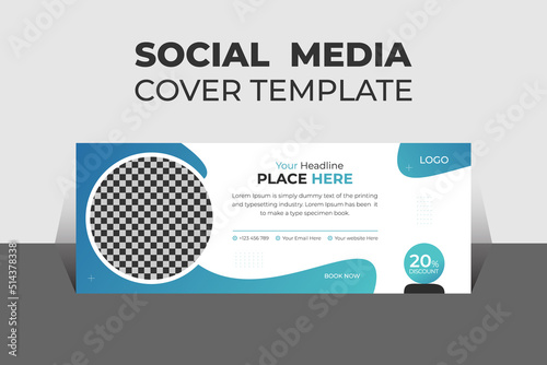 Modern Medical Health Social Media Cover Design Template, Banner Template and Web Banner Template Design for Social Media.