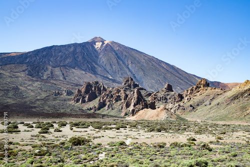 amazing landscape in El Teide national park
