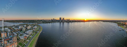 Perth skyline panorama