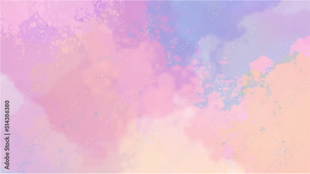 Obraz premium Pink watercolor background for your design, watercolor background concept, vector.