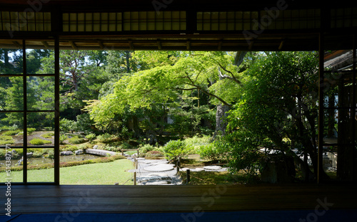 無鄰菴 母屋から庭園を望む 京都市左京区