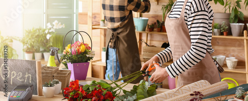 Florists working together i...