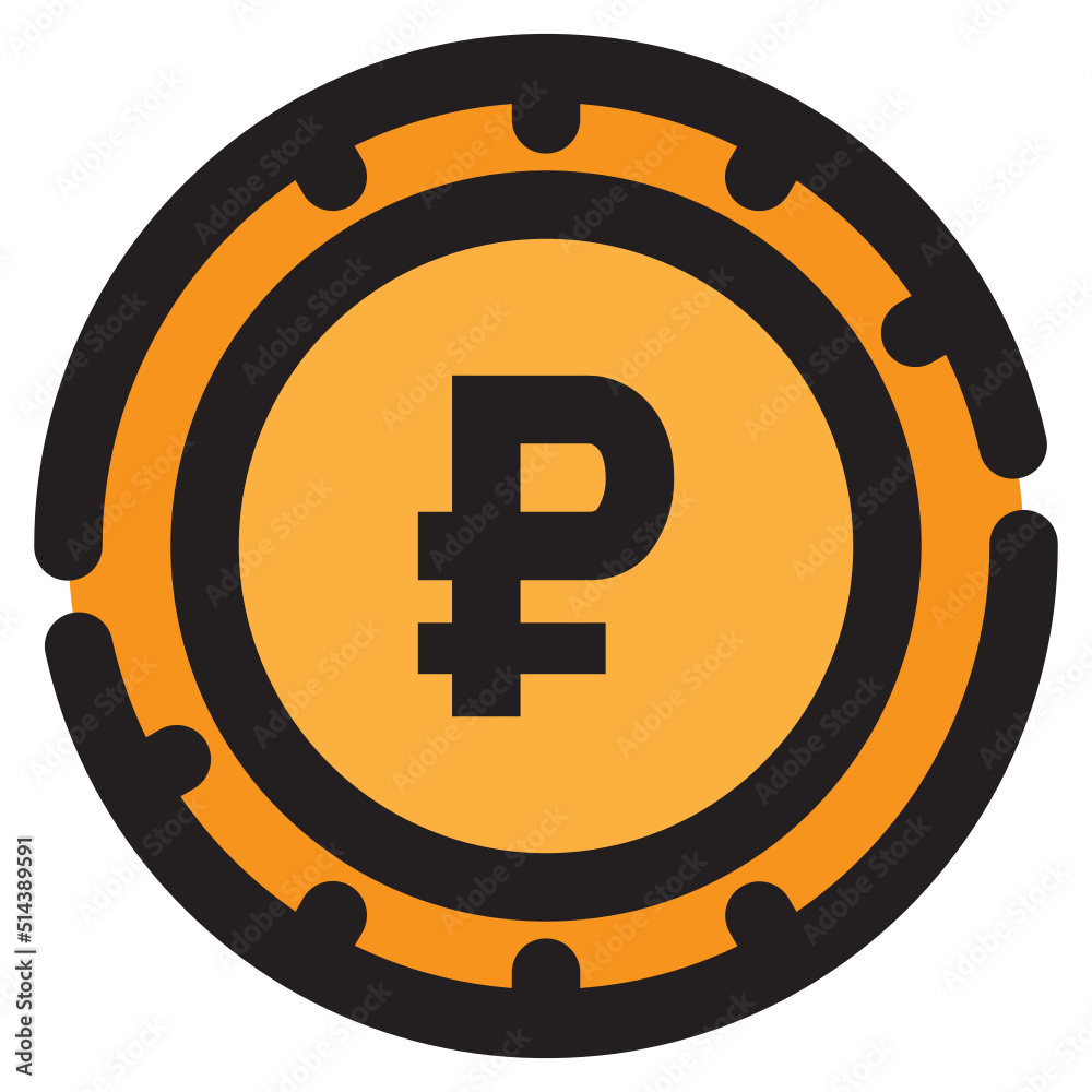 Obraz premium Isolated Currency and Cryptocurrency Color Line SVG Free Vector Graphic