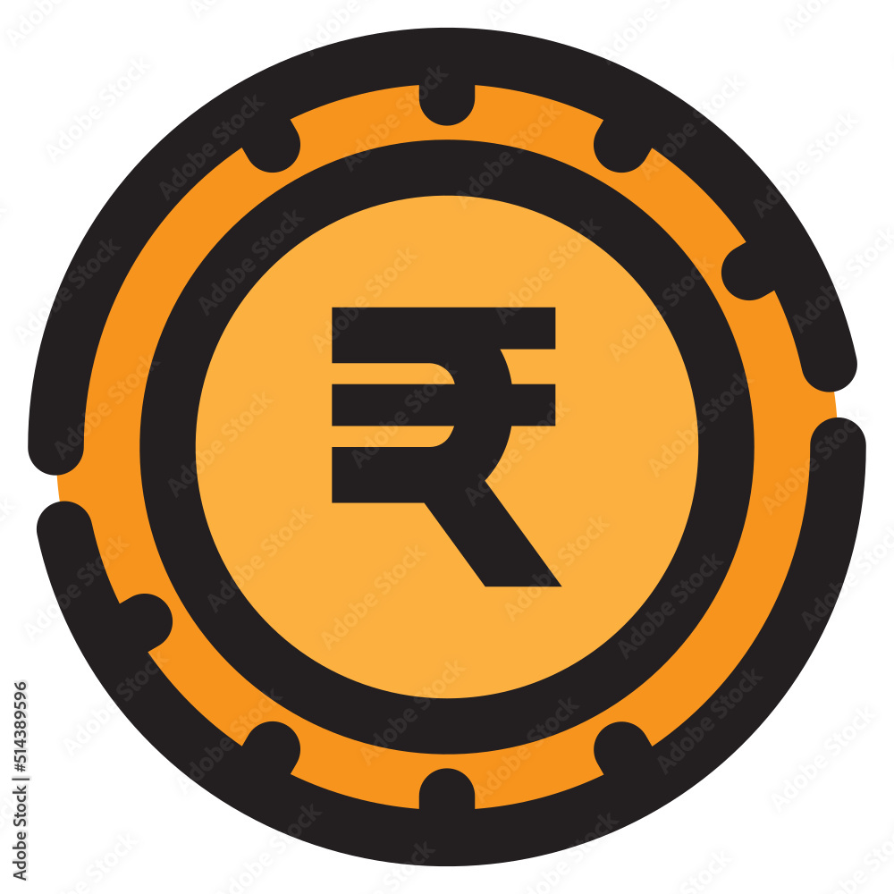 Obraz premium Isolated Currency and Cryptocurrency Color Line SVG Free Vector Graphic