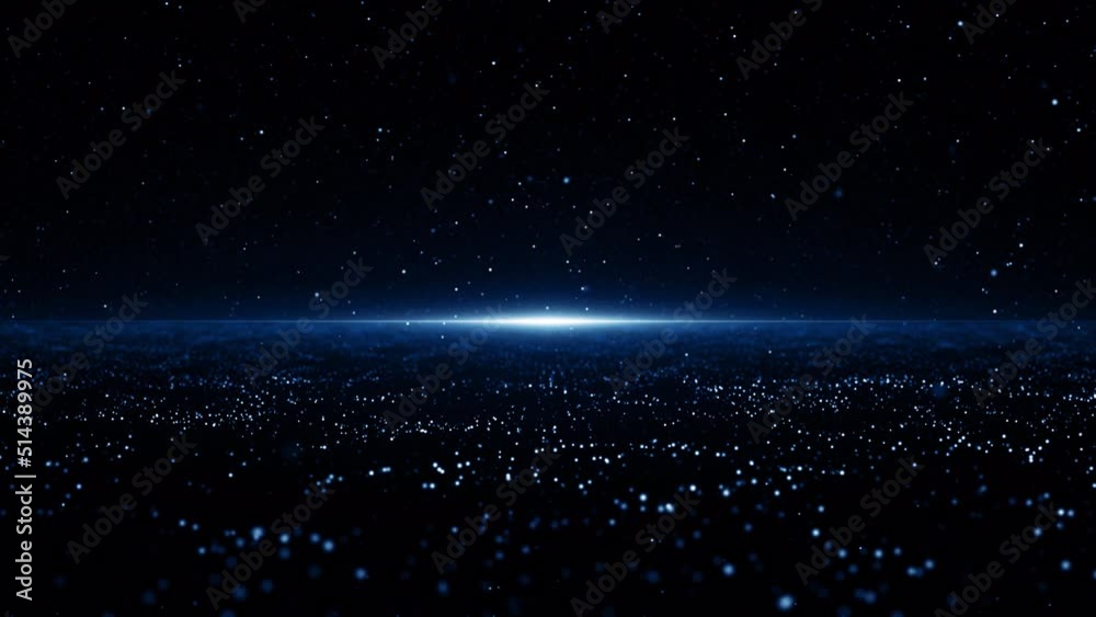 Particles blue event game trailer titles cinematic concert openers end credit background loop