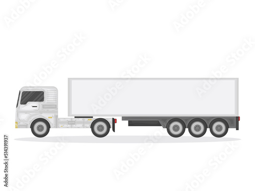 vehicle mockup template vector banner brand business transport illustration box bus logistics public