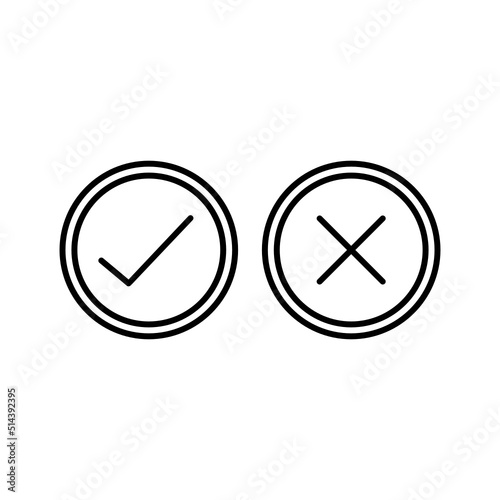 Free Download Black line icon for True false - GFXLoad
