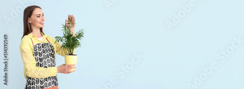 Portrait of female florist ...