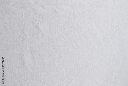 White natural cotton cloth background