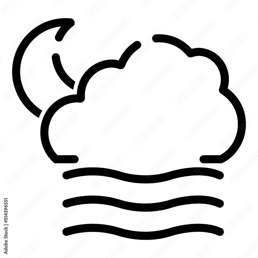 Isolated Weather Line SVG Free Vector Graphic Isolated Weather Line SVG Free Vector Graphic