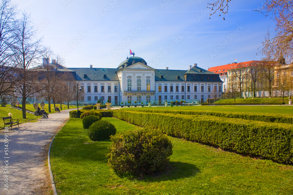  Presidential Palace (Grassalkovich Palace) in Bratislava
