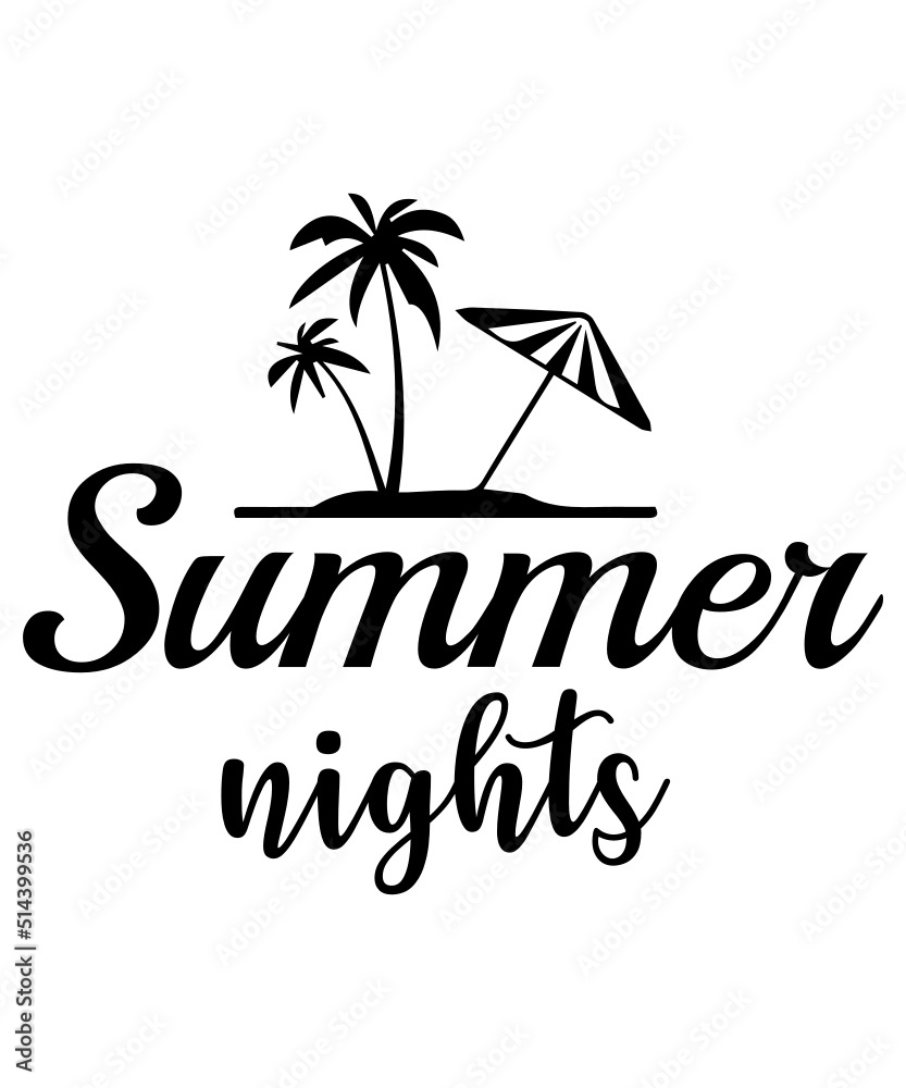 Summer Svg Bundle, typography design, Summer Svg, Beach Svg, Happy Summer Day svg,