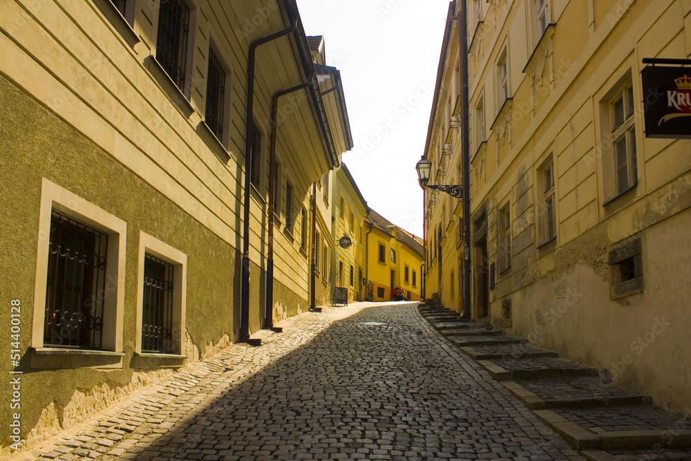Street of Old Town in Bratislava, Slovakia