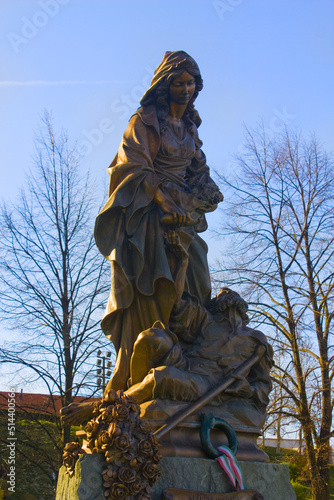  Monument to Alzbeta Durinska near Bratislava Castle  photo