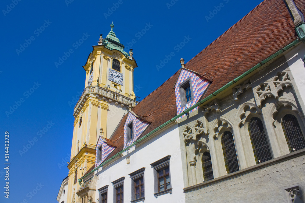 Old Town Hall (Bratislava City Museum (Mestske Muzeum)) on Main square in Bratislava	

