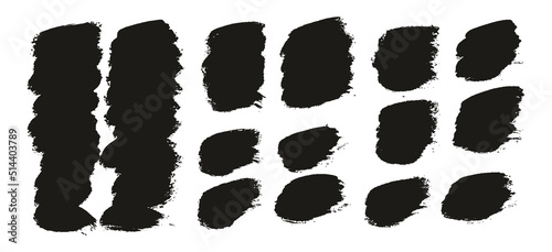 Round Brush Thick Short Background Artist Brush High Detail Abstract Vector Background EXTRA Set 