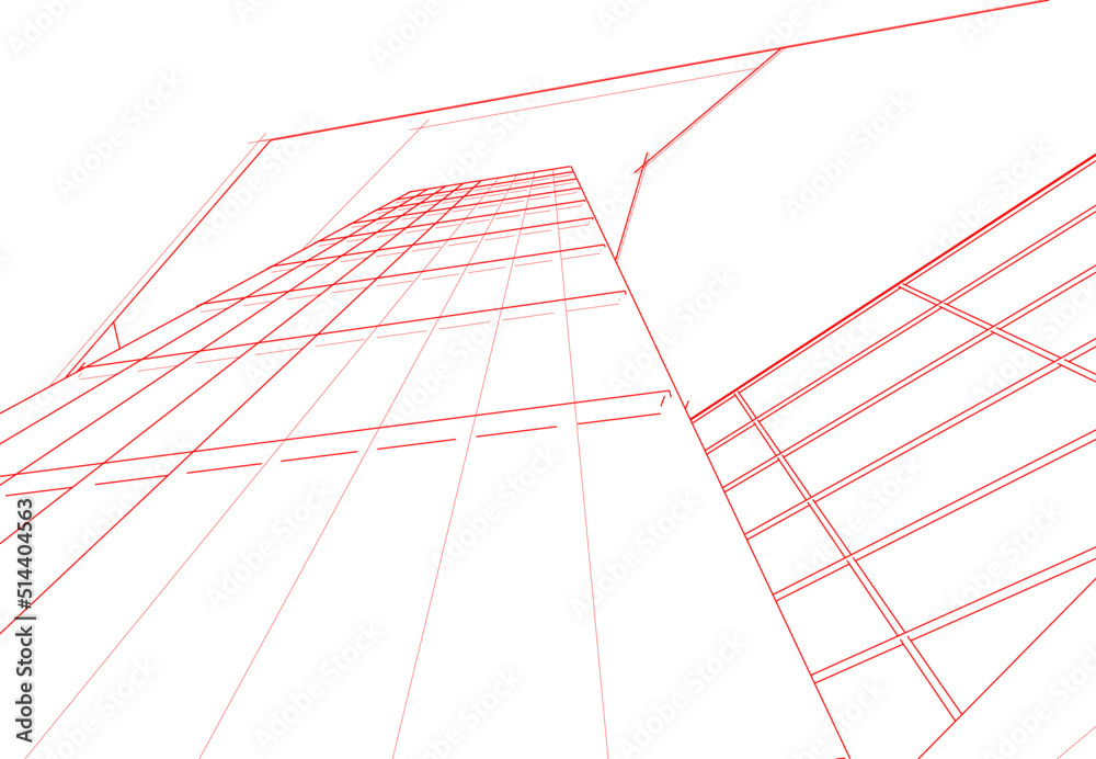 Fototapeta premium Abstract modern architecture