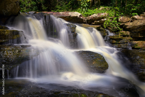 Fototapeta Naklejka Na Ścianę i Meble -  Tad noi waterfall at Na Yung - Nam Som National Park Udon Thani Province, Thailand