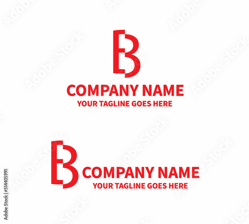 B letter graphical logo design with extraordinary ideas, it can be editable.