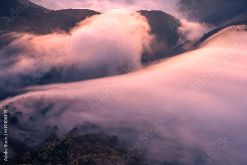 Misty clouds over the valley © zkcristian