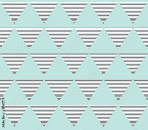 seamless pattern with triangles