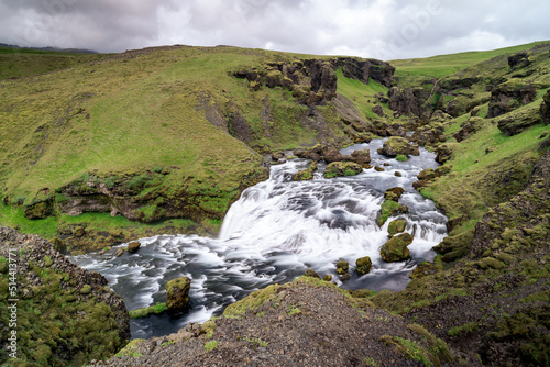 popular waterfalls in southern iceland during summer