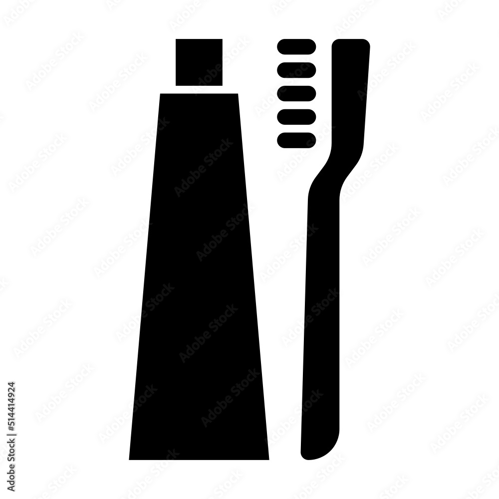 Isolated Hotel Glyph Icons SVG Free Vector Graphic